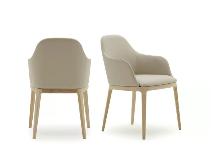 ANVERSA - Leather chair with armrests _ Devina Nais